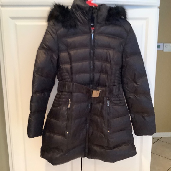 Women’s Down Black Coat Laundry Brand Size Large NWT - Picture 2 of 15